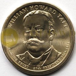 william howard taft dollar coin value