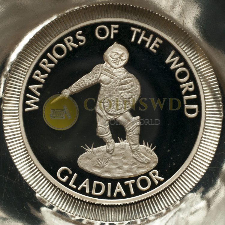 Details about   Congo 10 francs 2009 Gladiator Proof #4506 