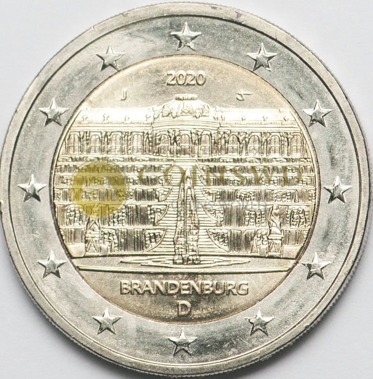 Germany 2 euro 2020 Brandenburg mint J (# 6083-1 )