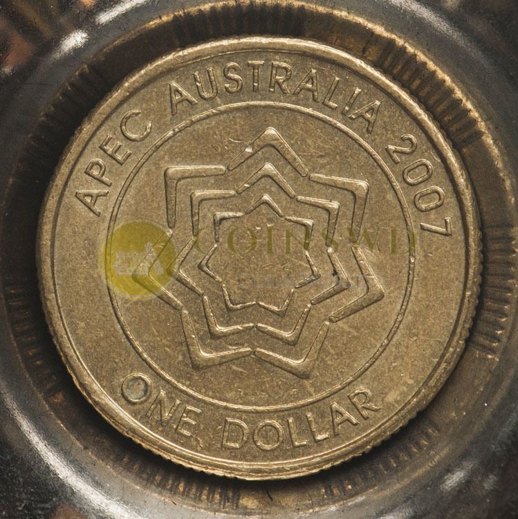 Australia 1 dollar 2007 APEC Symbol (VF-XF) (# 7336-1 )